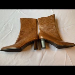 A.Marinelli  high healed zip up boots